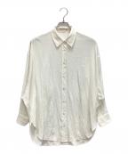 Plageプラージュ）の古着「Memory Taffeta Dolman シャツ」｜アイボリー