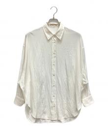 Plage（プラージュ）の古着「Memory Taffeta Dolman シャツ」｜アイボリー