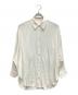 Plage（プラージュ）の古着「Memory Taffeta Dolman シャツ」｜アイボリー