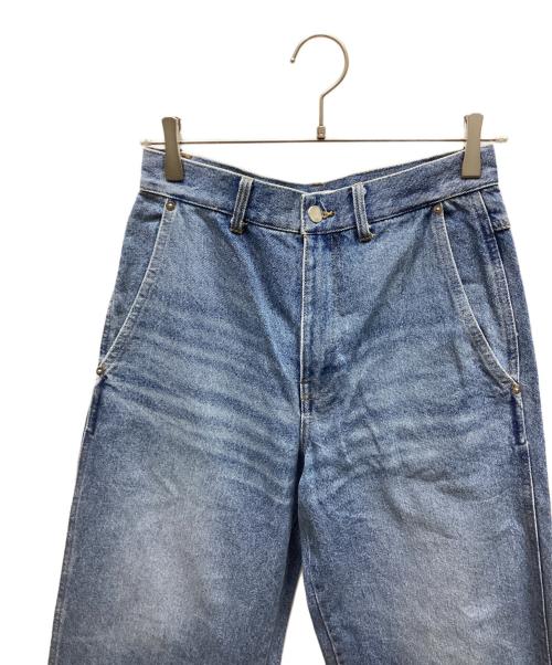 CALUX（キャラクス）CALUX (キャラクス) Plage (プラージュ) 別注WASHED CROPPED デニム ブルー サイズ:25の古着・服飾アイテム