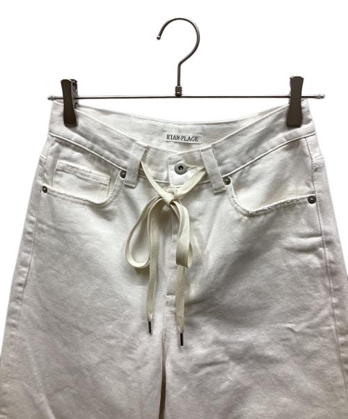 Plage（プラージュ）Plage (プラージュ) R’IAM SUPER LOOSE デニム アイボリー サイズ:36の古着・服飾アイテム