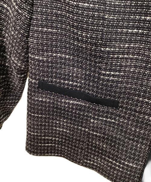 any Sis（エニィスィス）any Sis (エニィスィス) リップルボーダーストレッチ ジャケット ネイビー サイズ:Lの古着・服飾アイテム