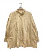 Plageプラージュ）の古着「typewriter wide shirt」｜ベージュ