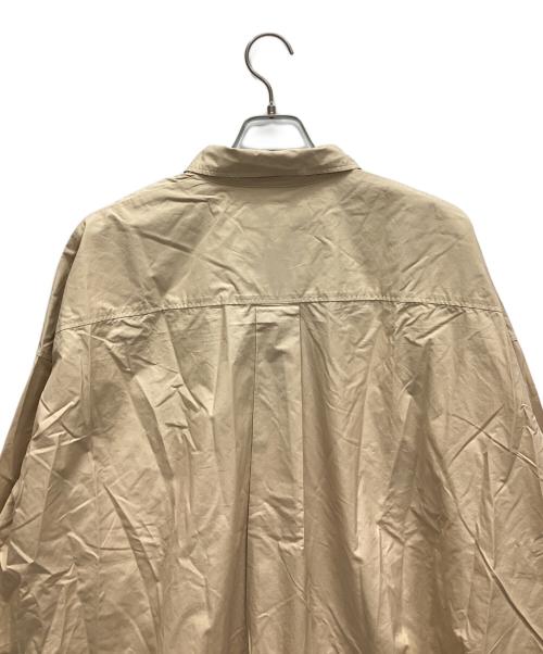 Plage（プラージュ）Plage (プラージュ) typewriter wide shirt ベージュ サイズ:表記なしの古着・服飾アイテム