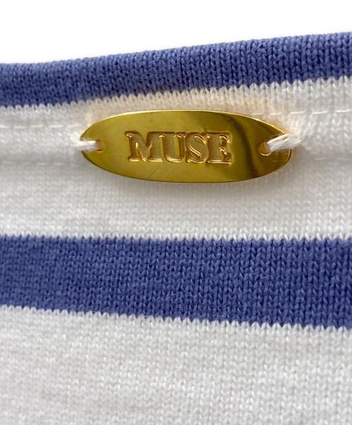 MUSE de Deuxieme Classe（ミューズ ドゥーズィエム クラス）MUSE de Deuxieme Classe (ミューズ ドゥーズィエム クラス) HAZYBORDER プルオーバー ブルー サイズ:-の古着・服飾アイテム