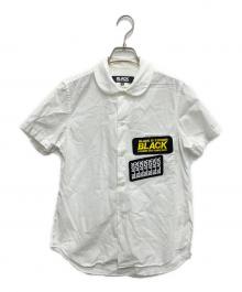 BLACK COMME des GARCONS（ブラックコムデギャルソン）の古着「丸襟半袖シャツ」｜ホワイト