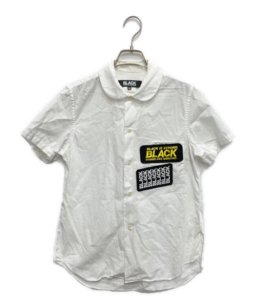 BLACK COMME des GARCONS（ブラックコムデギャルソン）BLACK COMME des GARCONS (ブラックコムデギャルソン) 丸襟半袖シャツ ホワイト サイズ:XSの古着・服飾アイテム