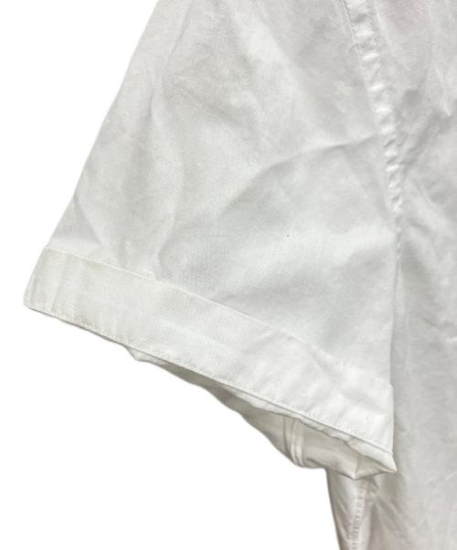 BLACK COMME des GARCONS（ブラックコムデギャルソン）BLACK COMME des GARCONS (ブラックコムデギャルソン) 丸襟半袖シャツ ホワイト サイズ:XSの古着・服飾アイテム
