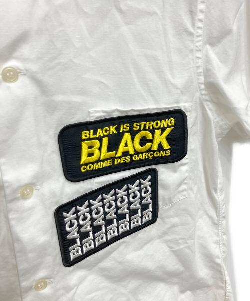 BLACK COMME des GARCONS（ブラックコムデギャルソン）BLACK COMME des GARCONS (ブラックコムデギャルソン) 丸襟半袖シャツ ホワイト サイズ:XSの古着・服飾アイテム