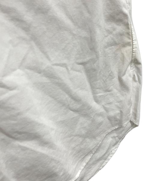 BLACK COMME des GARCONS（ブラックコムデギャルソン）BLACK COMME des GARCONS (ブラックコムデギャルソン) 丸襟半袖シャツ ホワイト サイズ:XSの古着・服飾アイテム