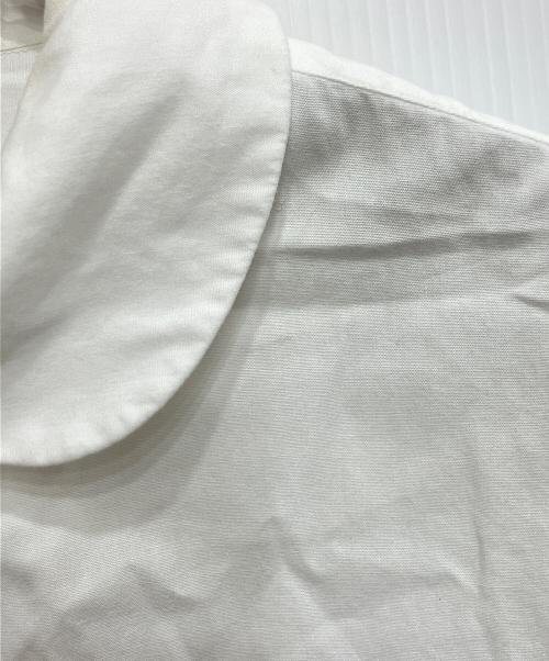 BLACK COMME des GARCONS（ブラックコムデギャルソン）BLACK COMME des GARCONS (ブラックコムデギャルソン) 丸襟半袖シャツ ホワイト サイズ:XSの古着・服飾アイテム