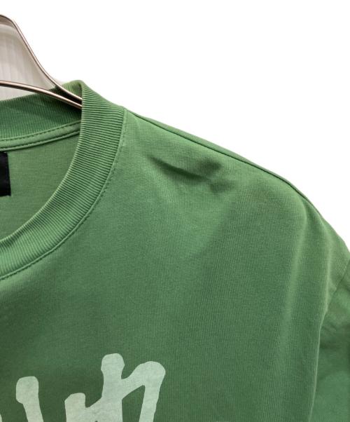 stussy（ステューシー）stussy (ステューシー) ロゴプリントTシャツ グリーン サイズ:Sの古着・服飾アイテム