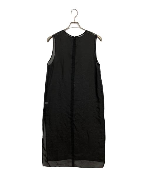 MARW UNITED ARROWS（マルゥ ユナイテッドアローズ）MARW UNITED ARROWS (マルゥ ユナイテッドアローズ) シアー ノースリーブワンピース ブラック サイズ:freeの古着・服飾アイテム