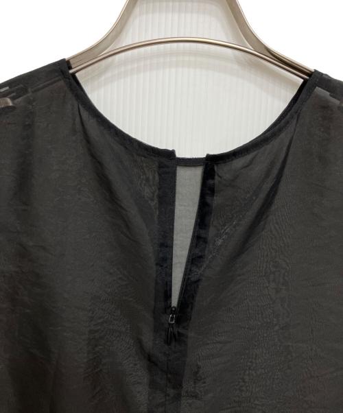 MARW UNITED ARROWS（マルゥ ユナイテッドアローズ）MARW UNITED ARROWS (マルゥ ユナイテッドアローズ) シアー ノースリーブワンピース ブラック サイズ:freeの古着・服飾アイテム