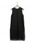 MARW UNITED ARROWS（マルゥ ユナイテッドアローズ）の古着「シアー ノースリーブワンピース」｜ブラック