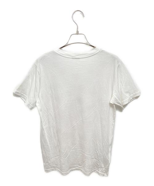 MIU MIU（ミュウミュウ）MIU MIU (ミュウミュウ) ハートプリントTシャツ ホワイト サイズ:Mの古着・服飾アイテム
