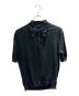 JOHN SMEDLEY（ジョンスメドレー）の古着「シーアイランドコットンニットポロシャツ」｜ブラック