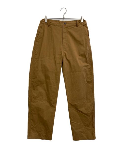 Drawing Numbers（ドローイングナンバーズ）Drawing Numbers (ドローイングナンバーズ) コットンナイロンツイルワイドパンツ ブラウン サイズ:SIZE 42の古着・服飾アイテム