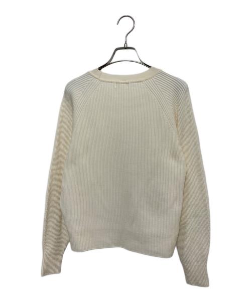BALLSEY（ボールジィ）BALLSEY (ボールジィ) リンクスリブ ラウンドネックプルオーバー アイボリー サイズ:Sの古着・服飾アイテム