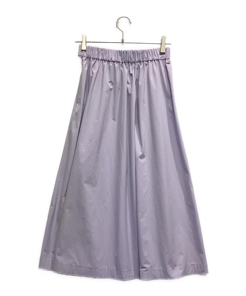 BALLSEY（ボールジィ）BALLSEY (ボールジィ) ストレッチタフタ ボリュームギャザースカート ラベンダー サイズ:32の古着・服飾アイテム