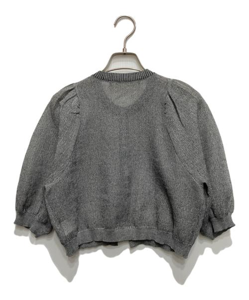 martinique（マルティニーク）martinique (マルティニーク) パフスリーブカーディガン グレー サイズ:freeの古着・服飾アイテム