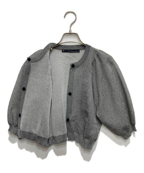 martinique（マルティニーク）martinique (マルティニーク) パフスリーブカーディガン グレー サイズ:freeの古着・服飾アイテム