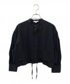 HYKEハイク）の古着「COTTON BALLOON SLEEVE BLOUSE」｜ブラック