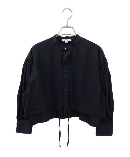 HYKE（ハイク）HYKE (ハイク) COTTON BALLOON SLEEVE BLOUSE ブラック サイズ:1の古着・服飾アイテム
