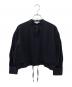 HYKE（ハイク）の古着「COTTON BALLOON SLEEVE BLOUSE」｜ブラック
