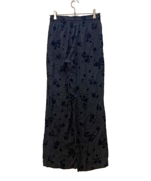 Zadig&Voltaire（ザディグエヴォルテール）Zadig&Voltaire (ザディグエヴォルテール) イージーパンツ/POMA SOFT FLOCK FLOWERS ブラック サイズ:36の古着・服飾アイテム
