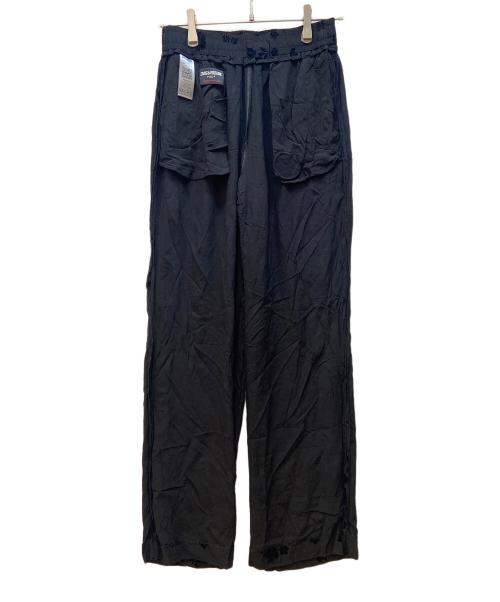 Zadig&Voltaire（ザディグエヴォルテール）Zadig&Voltaire (ザディグエヴォルテール) イージーパンツ/POMA SOFT FLOCK FLOWERS ブラック サイズ:36の古着・服飾アイテム