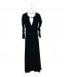 FETICO (フェティコ) VELVET TULLE SHIRRING DRESS ブラック サイズ:36：70000円