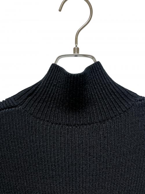 HARUNOBUMURATA（ハルノブ ムラタ）HARUNOBUMURATA (ハルノブ ムラタ) KNIT COMBINED DRESS/ニットコンビドレス/マキシワンピース ブラック サイズ:36の古着・服飾アイテム