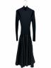 HARUNOBUMURATA（ハルノブ ムラタ）の古着「KNIT COMBINED DRESS/ニットコンビドレス/マキシワンピース」｜ブラック
