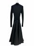 HARUNOBUMURATA (ハルノブ ムラタ) KNIT COMBINED DRESS/ニットコンビドレス/マキシワンピース ブラック サイズ:36：40000円