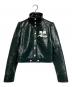 courreges（クレージュ）の古着「リエディションビニールジャケット/REEDITION VINYL JACKET」｜ダークグリーン