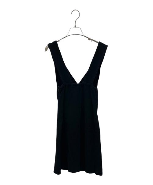 CHANEL（シャネル）CHANEL (シャネル) P47 ココマークボタン ノースリーブワンピース ブラック サイズ:34の古着・服飾アイテム