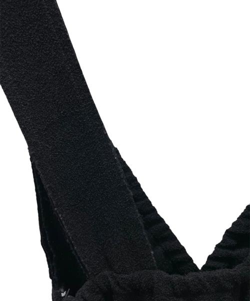 CHANEL（シャネル）CHANEL (シャネル) P47 ココマークボタン ノースリーブワンピース ブラック サイズ:34の古着・服飾アイテム