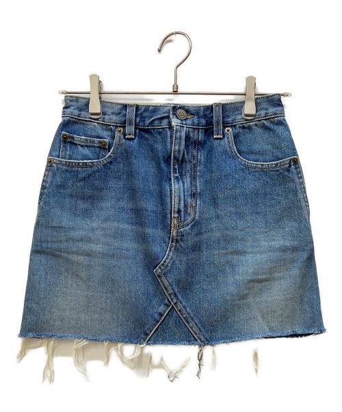 Saint Laurent Paris（サンローランパリ）Saint Laurent Paris (サンローランパリ) デニムスカート インディゴ サイズ:25の古着・服飾アイテム