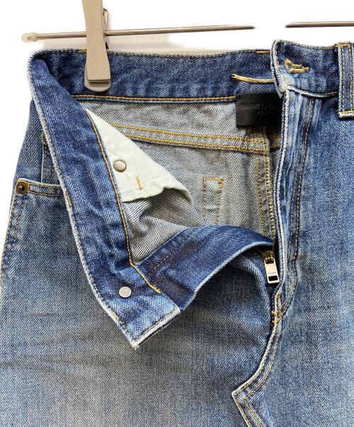Saint Laurent Paris（サンローランパリ）Saint Laurent Paris (サンローランパリ) デニムスカート インディゴ サイズ:25の古着・服飾アイテム