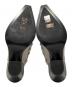 中古・古着 JIMMY CHOO (ジミーチュウ) グリッターミュール シルバー サイズ:37：30000円