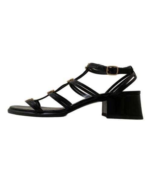 CELINE（セリーヌ）CELINE (セリーヌ) マルチトリオンフサンダル ブラック サイズ:36の古着・服飾アイテム