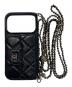 CHANEL（シャネル）の古着「チェーンショルダー付iPhone17Proケース」｜ブラック