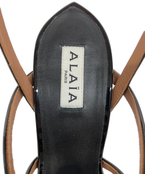 ALAIA（アライア）ALAIA (アライア) サンダル ブラック サイズ:37の古着・服飾アイテム