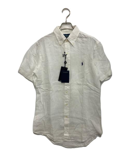 RALPH LAUREN（ラルフローレン）RALPH LAUREN (ラルフローレン) リネンシャツ ホワイト サイズ:Sの古着・服飾アイテム