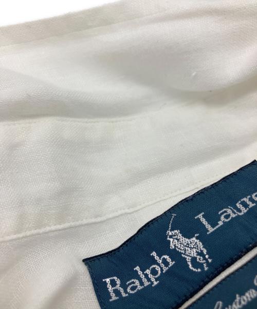 RALPH LAUREN（ラルフローレン）RALPH LAUREN (ラルフローレン) リネンシャツ ホワイト サイズ:Sの古着・服飾アイテム