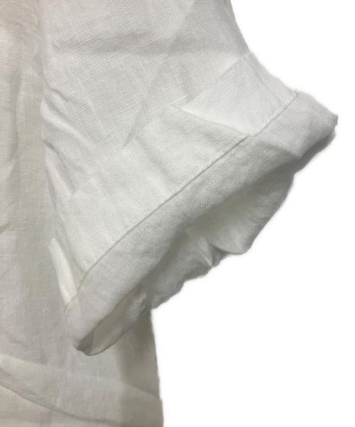 RALPH LAUREN（ラルフローレン）RALPH LAUREN (ラルフローレン) リネンシャツ ホワイト サイズ:Sの古着・服飾アイテム