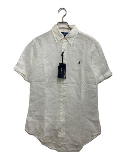 RALPH LAUREN（ラルフローレン）RALPH LAUREN (ラルフローレン) リネンシャツ ホワイト サイズ:S 未使用品の古着・服飾アイテム