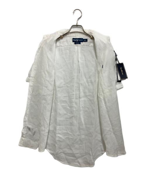 RALPH LAUREN（ラルフローレン）RALPH LAUREN (ラルフローレン) リネンシャツ ホワイト サイズ:S 未使用品の古着・服飾アイテム