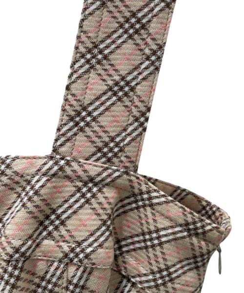 BURBERRY BLUE LABEL（バーバリー ブルー レーベル）BURBERRY BLUE LABEL (バーバリー ブルー レーベル) チェックワンピース ベージュ サイズ:38の古着・服飾アイテム